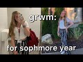 GRWM: first day of school & vlog - SOPHOMORE YEAR