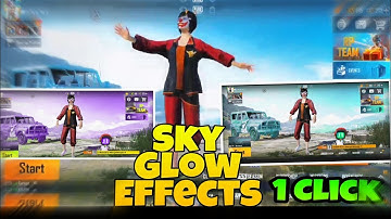 How to add SKY GLOW EFFECT| PUBG Lobby video in capcut  1Click