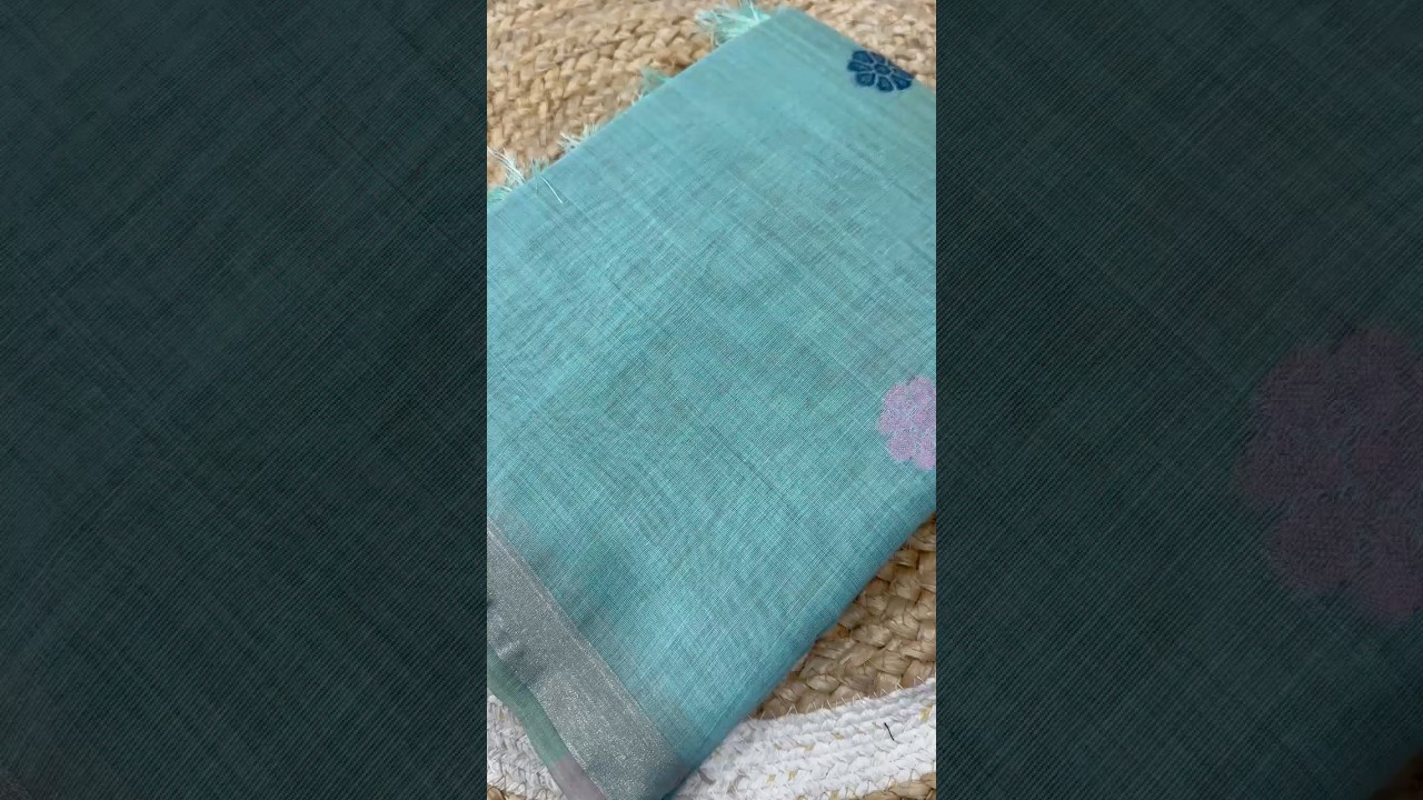 Soft Muga Cotton Rich Flowery Saree