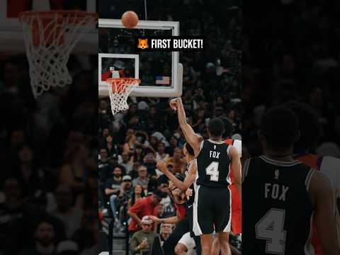 WELCOME BACK, DE’AARON FOX! 🦊 #nba #spurs #deaaronfox 📺 FanDuelSN SW