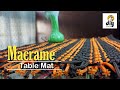 Macrame Table Mat | How to make macrame table mat | table mat