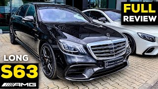 2019 MERCEDES AMG S63 Long V8 Full Review BRUTAL Sound 4MATIC+ Interior Exterior Infotainment