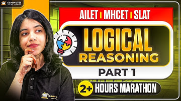 AILET & SLAT 2026 Logical Reasoning Marathon: Complete CR + AR in 3 Hours 🔴