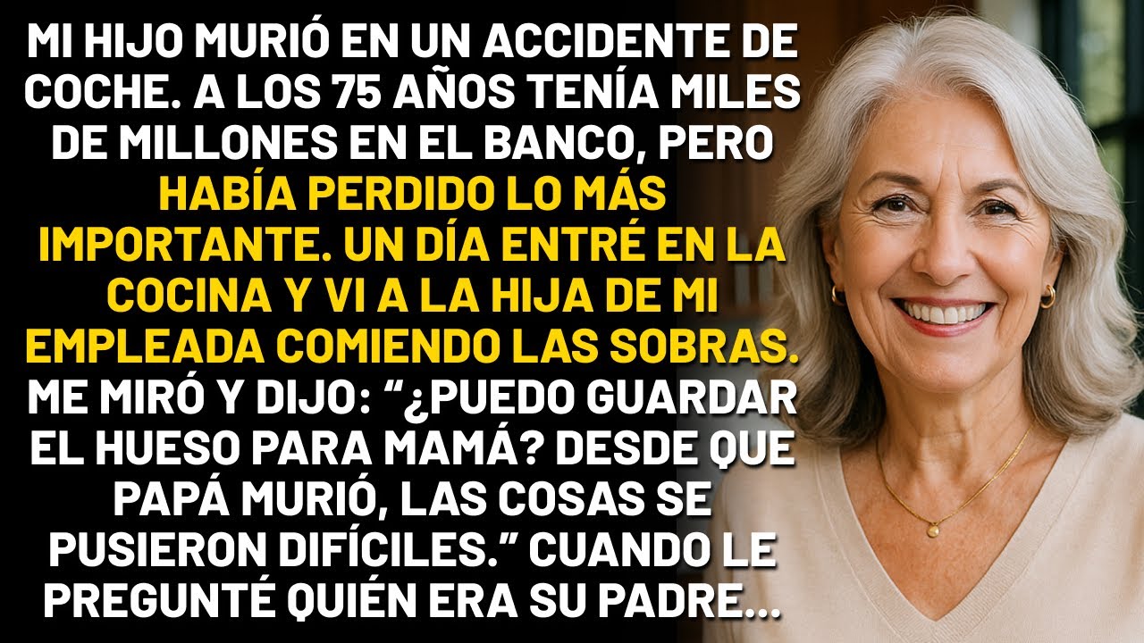 La Abuela Millonaria Halló a la Hija de su Empleada Comiendo Sobras — Su Reacción Fue Devastadora.