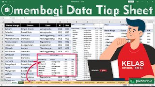 Cara Membagi Data Menjadi Banyak Sheet di Excel