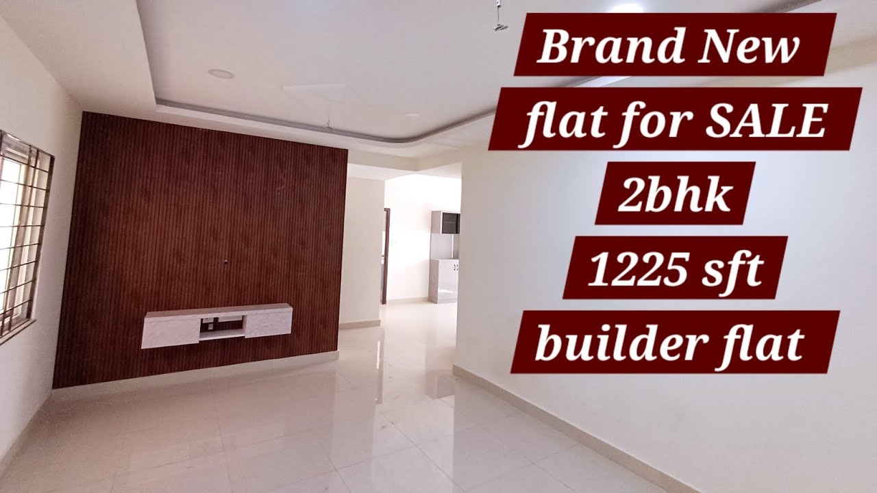 Brand new 2bhk flat for SALE ||1225 sft || Builder flat || 