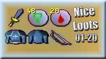 Runescape 2007 - Loot from 20 Level 3 Clue Scroll Rewards