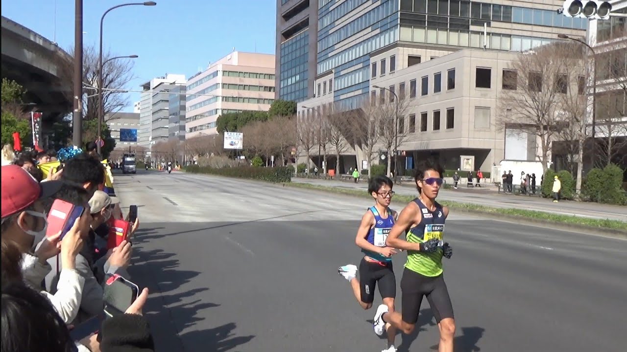 東京マラソン2026　６.８ｋｍ付近で１０時５分まで撮影