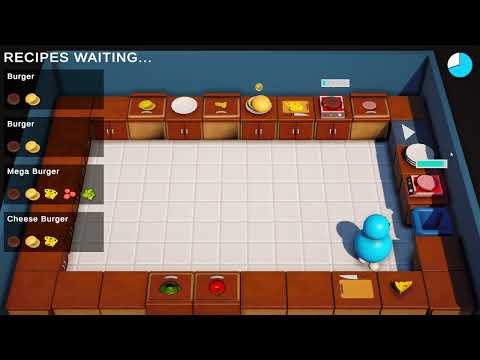 Kitchen Chaos, a Game made by following CodeMonkey tutorial