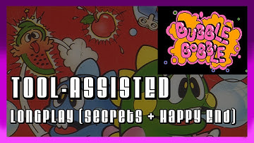 BUBBLE BOBBLE (Nintendo NES) Secrets + Happy End! TAS