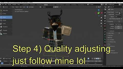 How to make a Roblox GFX in the new Blender 2.8 Exporting, Texturing, Lighting, HDRI tutorial.