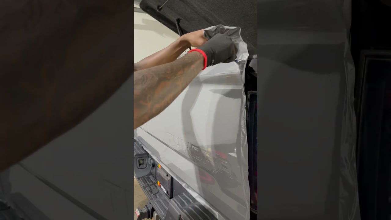Toyota Tundra Gets Wrapped In Gloss Light Grey🦍💎.. 
