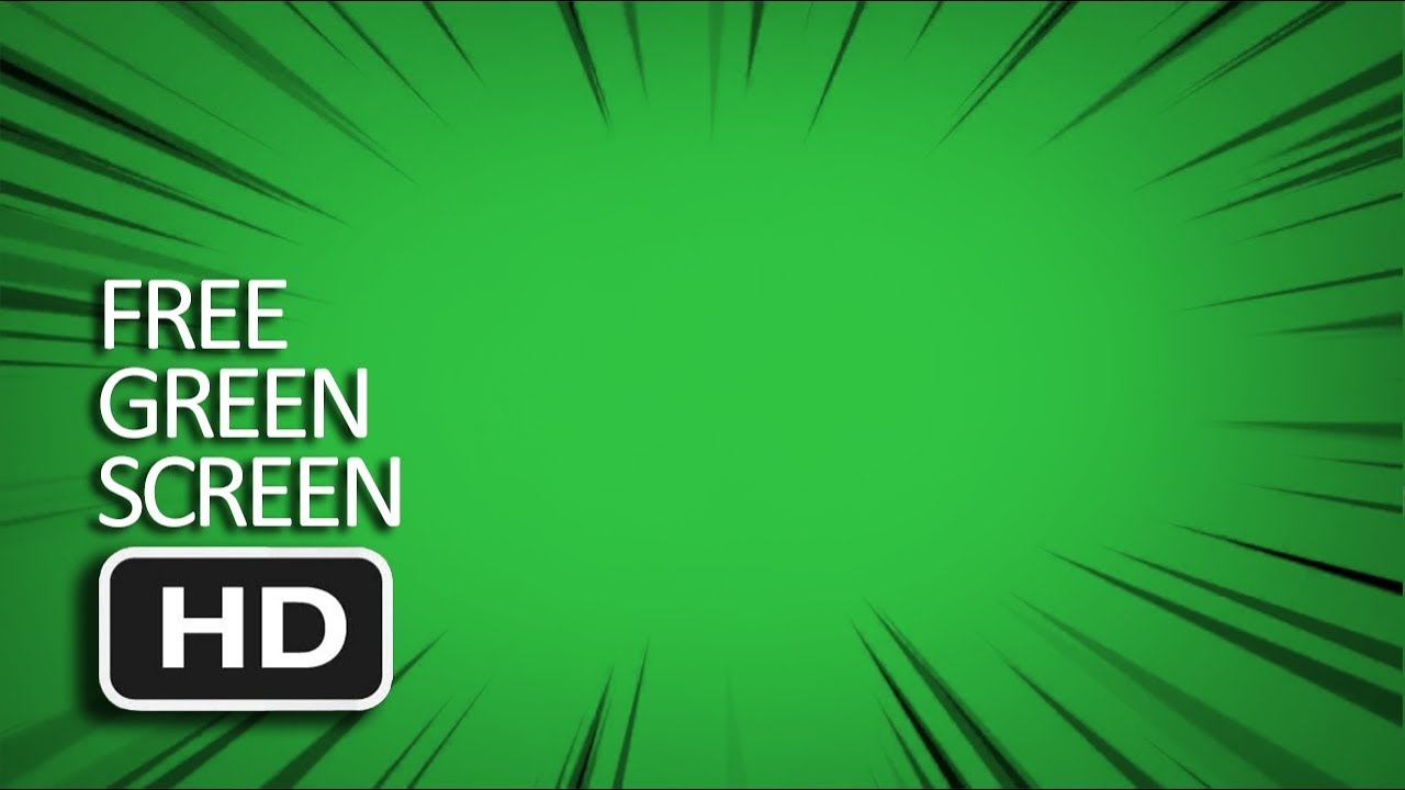 Free Green Screen - Anime Comical Zoom Black - Youtube