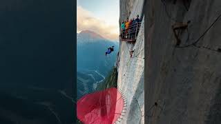 Download Lagu Unbelievable Cliff Dive into Red Rescue Net – Pure Thrill! ⚡#shorts MP3