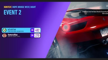 NFS No Limits Event 2 Hunter race Hope Bridge Ford Hoonicorn