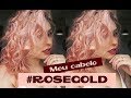 Como tingir o cabelo de #ROSEGOLD com Nanda Monteiro