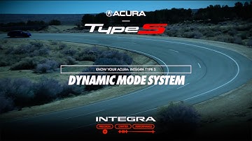 Know Your Acura – Dynamic Mode System