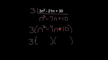 Factor a Trinomial, GCF First