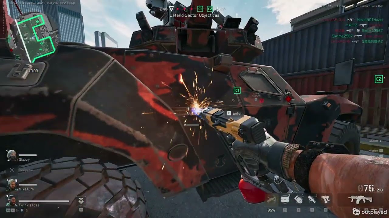 Joined the match after 1site was taken, still became 1st in my team