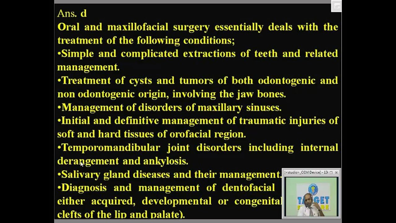 Oral Surgery 1 YouTube