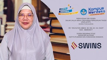 PDD-UKTPT Pengajaran Serdos SMART 2024 - Yeni Elfiza Abbas - Institute Bisnis dan Komunikasi Swadaya