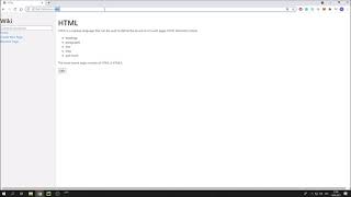 CS50 Web Programming: Project 1 Wiki