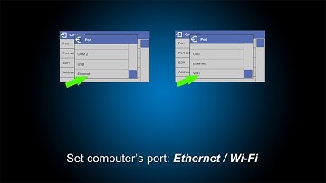 Establishing connection between X2 series balance and Radwag Connect software via Wi Fi network