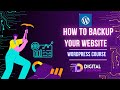 how to backup your wordpress website | wordpress Course | DigitallItSolutions |