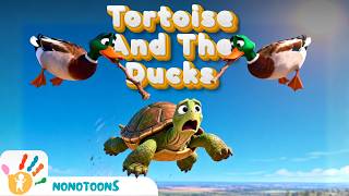 The Tortoise and the Ducks Story | Moral Story for Kids | Aesop’s Fable Animation