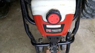 Craftsman P2 mini tiller throttle cable tweak