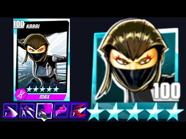 Karai Platinum Max Level 100 Tier 7 | TMNT Legends - YouTube