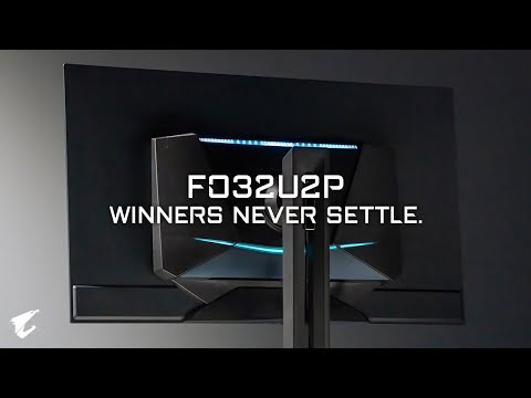 World's First DP2.1 UHBR20 OLED Gaming Monitor - AORUS FO32U2P | Official Trailer