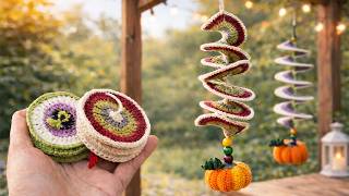 Easy Spiral Crochet Wind Spinner Diy Garden Decor You Can Make Today