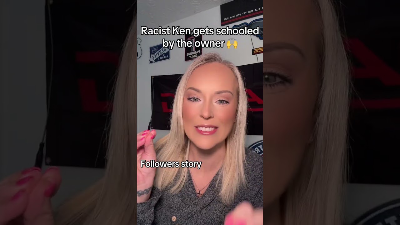 Racist Ken gets schooled by owner 🙌 