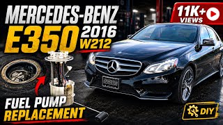 Mercedes-Benz E350 2016 W212 fuel pump replacement