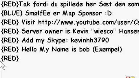How to add adverts to a css server