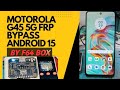 Moto G45 5G FRP Moto G35 5G FRP Unlock Moto G34 5GFRP Unlock in F64 BOX | Moto G34 FRPBypass
