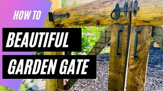Easy, Beautiful DIY Fence Gate | How to Garden GATE on a budget
