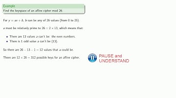 Affine Ciphers, Part Two