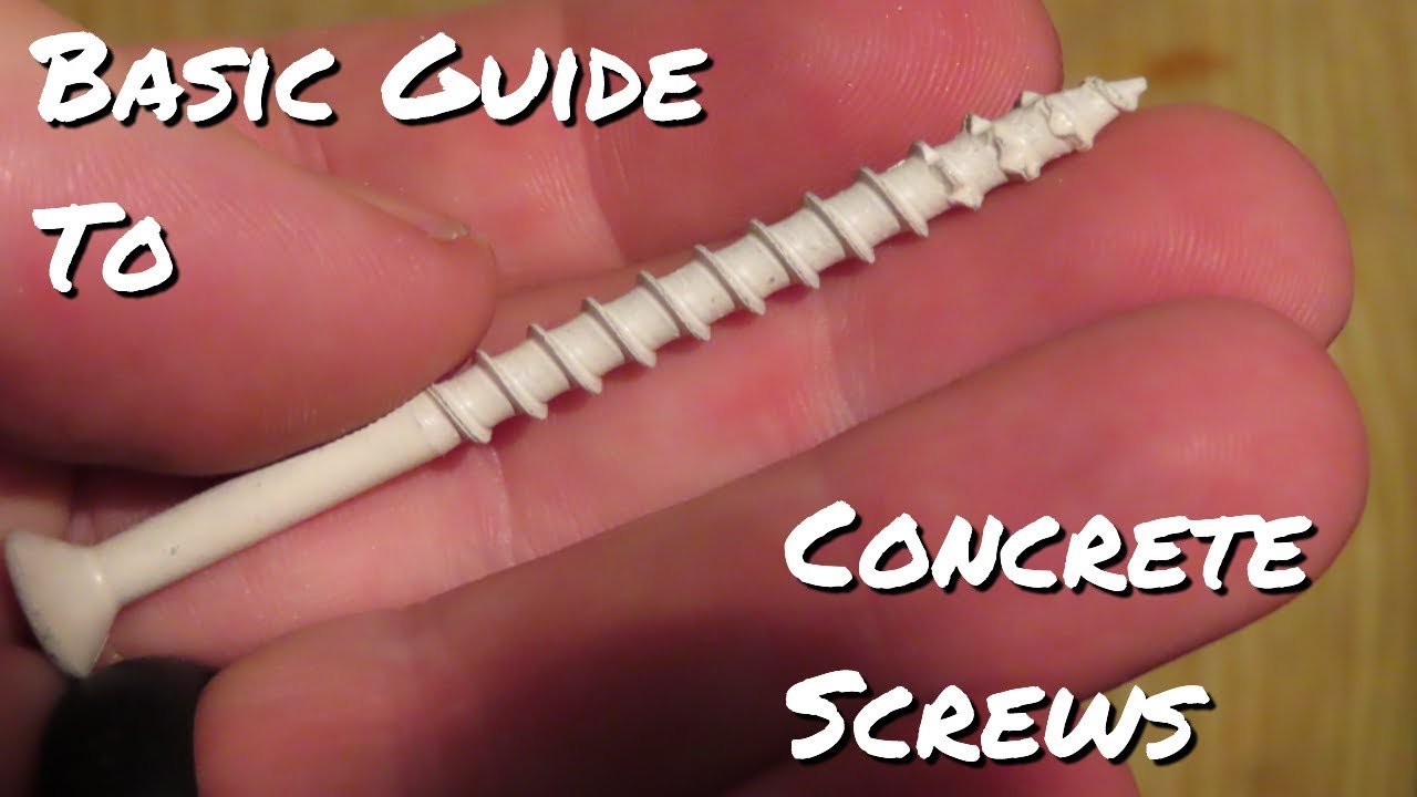 Basic Guide To Concrete Screws Simpson Strong Tie Titen Turbo Masonry