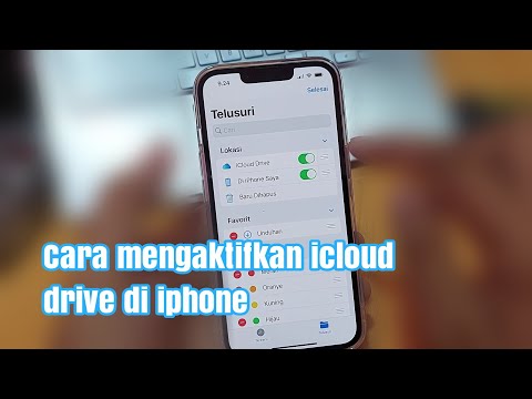 Cara mengaktifkan icloud drive di iphone