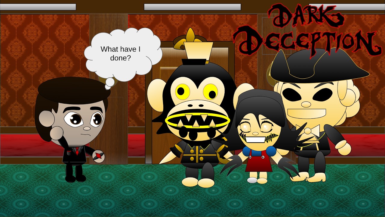 Dark Deception but ruined by mods (No Way Back and Into Madness)