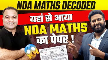NDA 2 2023 Math Paper Question Decoded😱 Same Questions Copy Paste? - Learn with Sumit