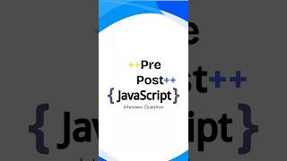 JavaScript Interview Question | Pre and Post Increment | Malayalam | Sivaprasad E V