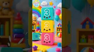 ✨ Learn Counting with Cute Colorful Blocks🎈🌈👶🎵#shortsviral #kidslearning #kidseducation #kidsvideo