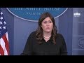 1/24/18: White House Press Briefing