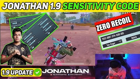 JONATHAN NEW SENSITIVITY 2022🔥 WITH SENSI**CODE | COMPETITIVE PLAYER BEST SENSITIVITY SETTINGS