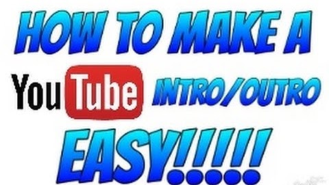 How To Make A Youtube Intro Using Blender 100% FREE