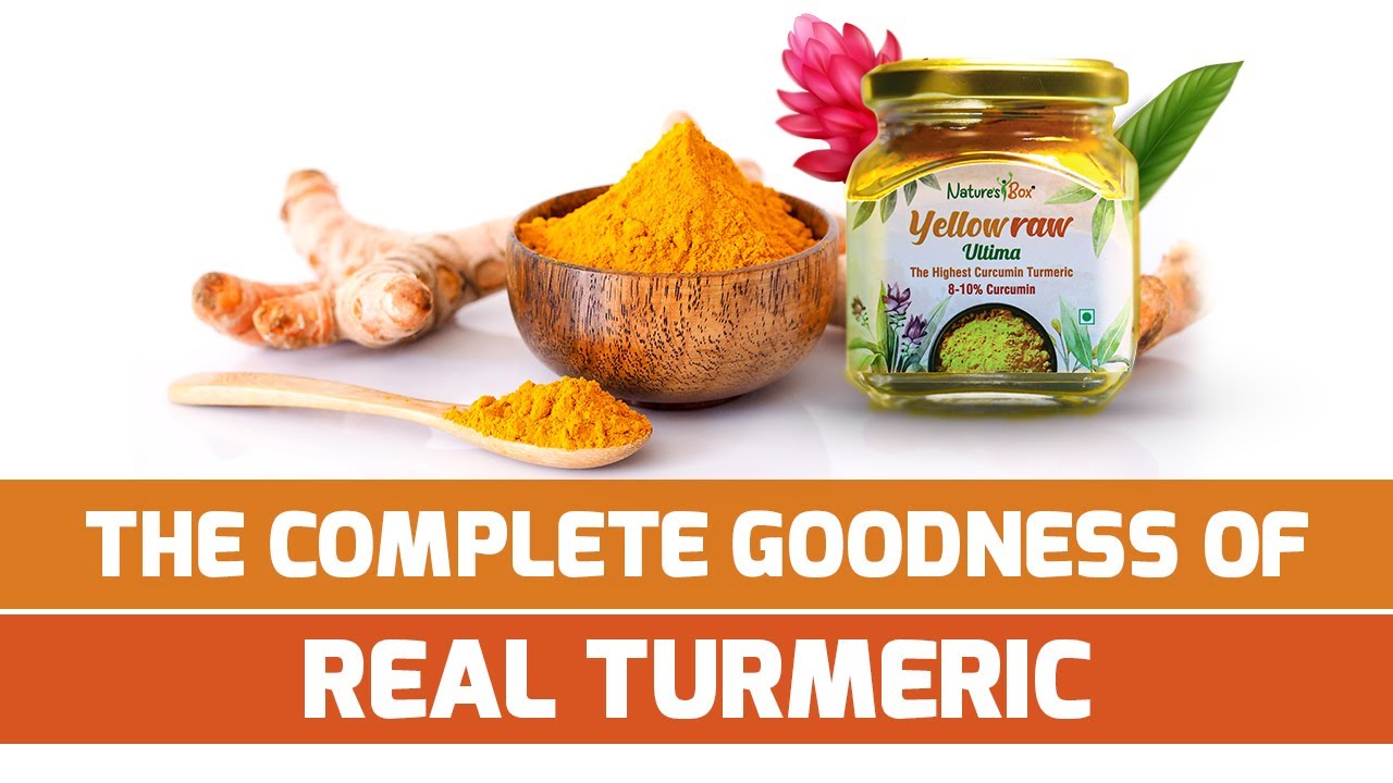 Yellowraw Ultima Nature's Box Pure organic turmeric Highest