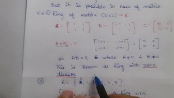 3.Ring with zero divisor n Integral domain